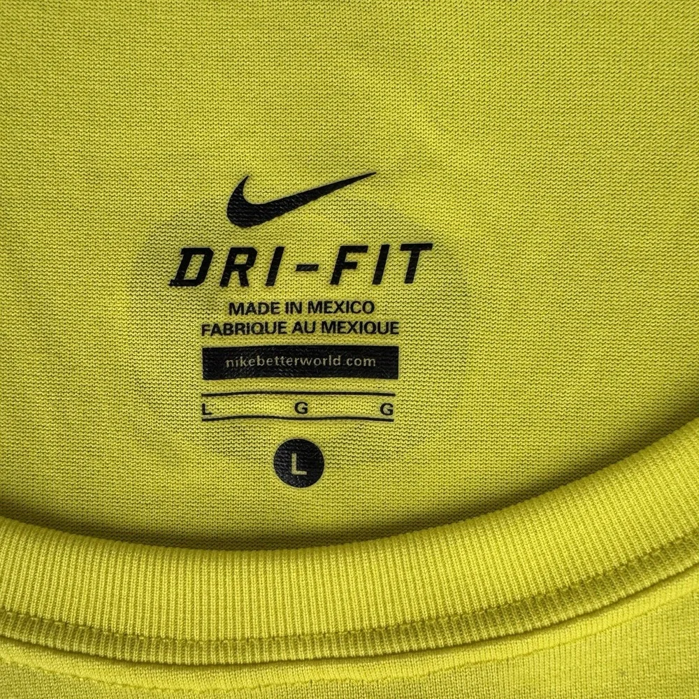 Nike Oregon Ducks‎ Long Sleeve Yellow Athletic Shirt Hitch And Bury Women's Lg